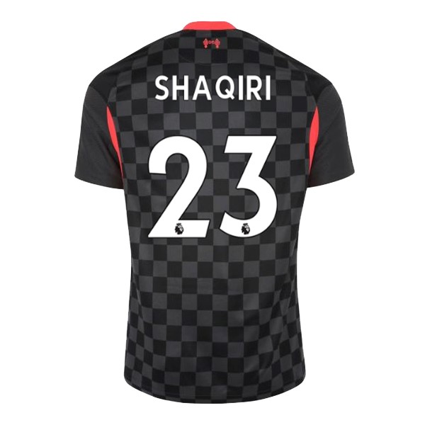 Camiseta Liverpool NO.23 Shaqiri Tercera equipo 2020-2021 Negro